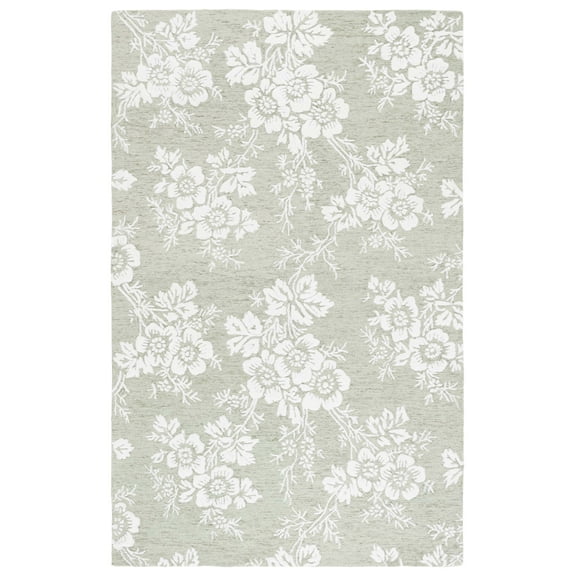SAFAVIEH Glamour Declan Floral Area Rug, Sage/Ivory, 5' x 8'