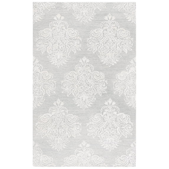 SAFAVIEH Glamour Dedan Floral Area Rug, Light Blue/Ivory, 8' x 10'