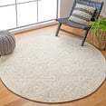 thumbnail image 1 of Safavieh Glamour Drummond Geometric Wool Area Rug, Ivory/Beige, 6' x 6' Round, 1 of 8