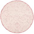 thumbnail image 1 of SAFAVIEH Glamour Drummond Geometric Wool Area Rug, Pink/Ivory, 6' x 6' Round, 1 of 7