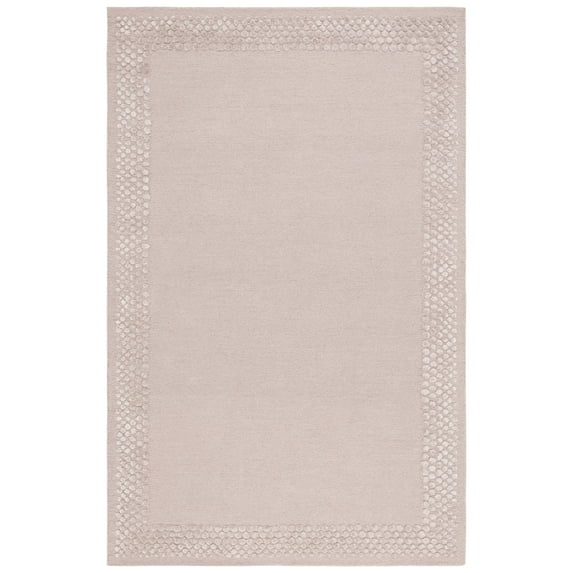 SAFAVIEH Glamour Elfrida Bordered Area Rug, Beige, 4' x 6'