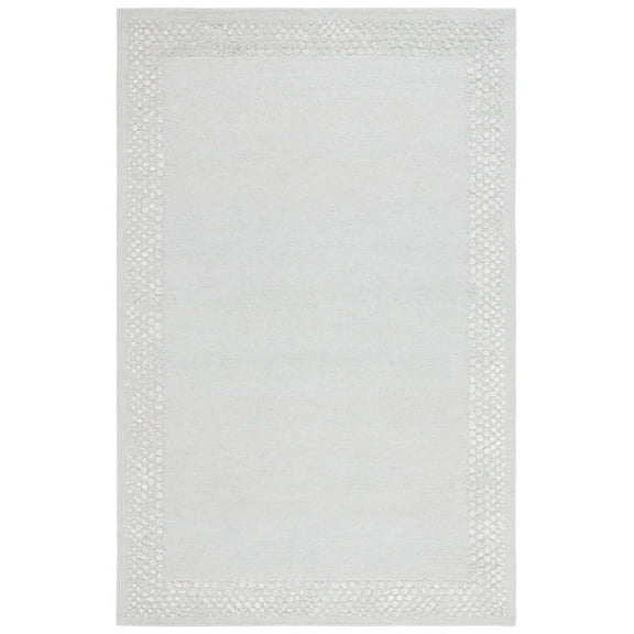 SAFAVIEH Glamour Elfrida Bordered Area Rug, Light Grey, 8' x 10'