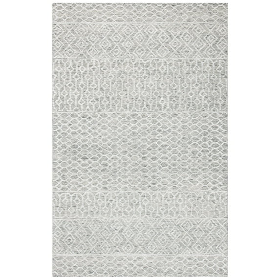 SAFAVIEH Glamour Elouise Geometric Area Rug, Green/Ivory, 9' x 12'