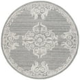 thumbnail image 1 of SAFAVIEH Glamour Euler Abstract Area Rug, Grey/Ivory, 6' x 6' Round, 1 of 8