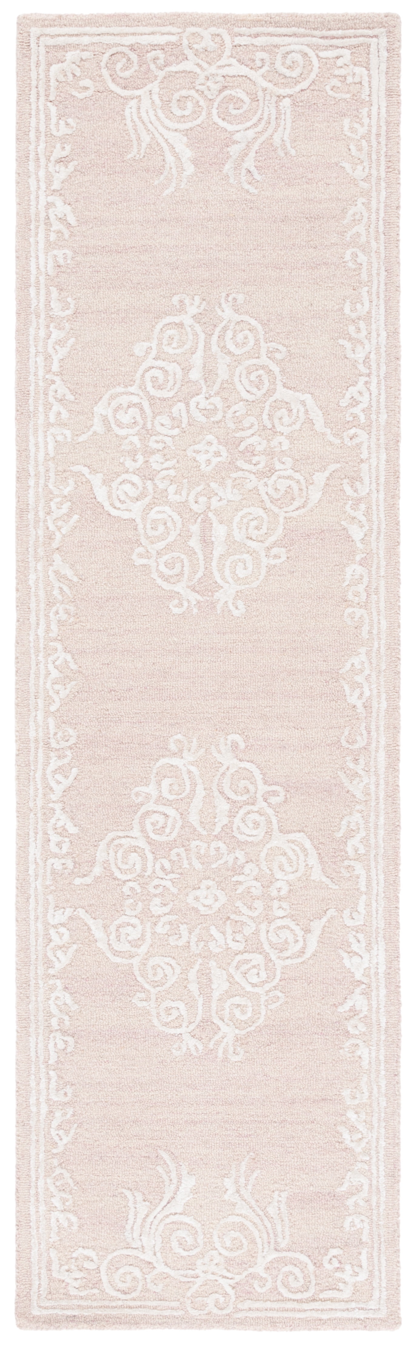 SAFAVIEH Glamour Euler Abstract Runner Rug, Light Brown/Ivory, 2'3" x 8'