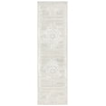 thumbnail image 1 of SAFAVIEH Glamour Euler Abstract Runner Rug, Silver/Ivory, 2'3" x 8', 1 of 8