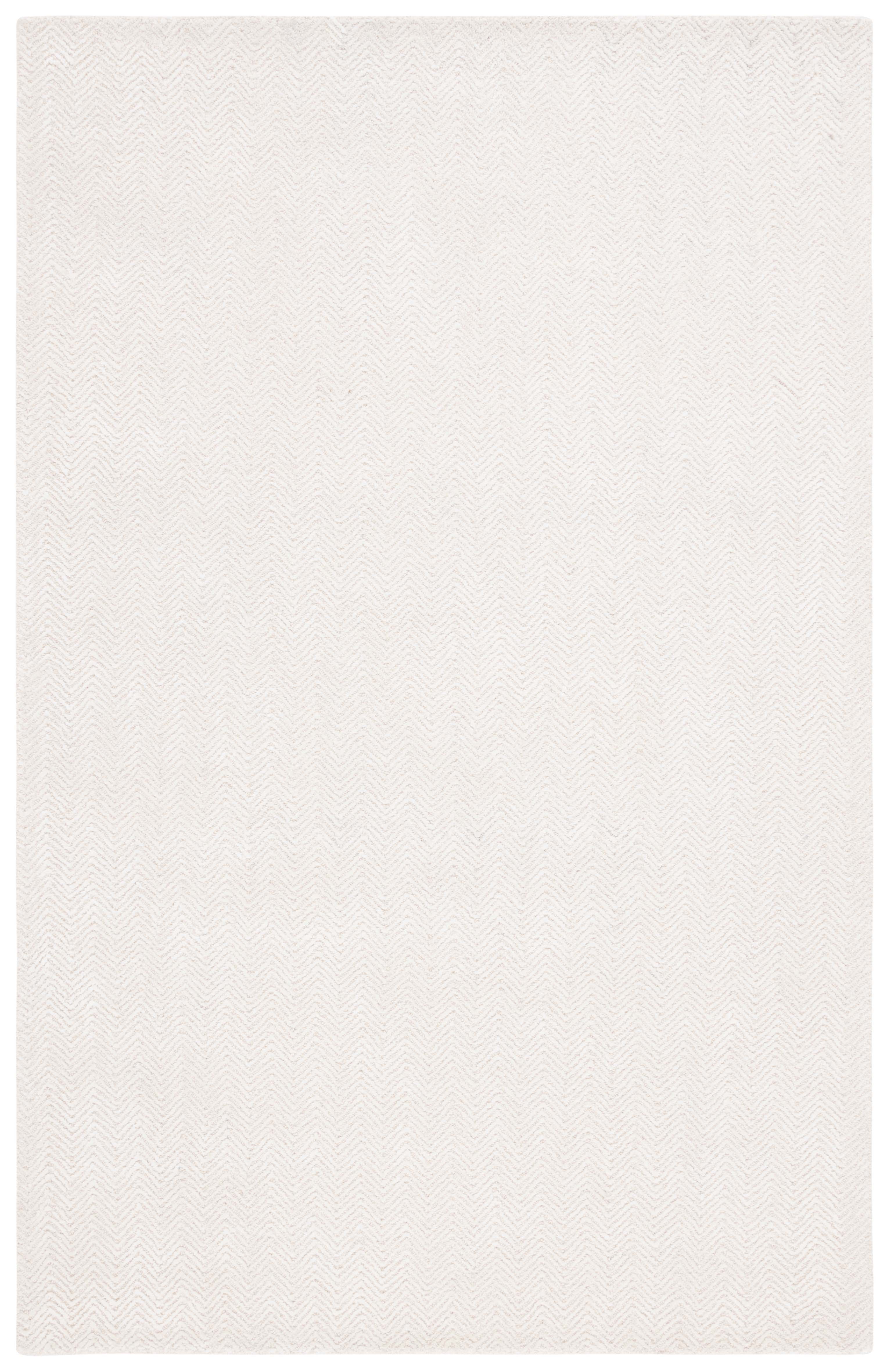 SAFAVIEH Glamour Flanagan Wavy Striped Area Rug, Ivory, 5' x 8'