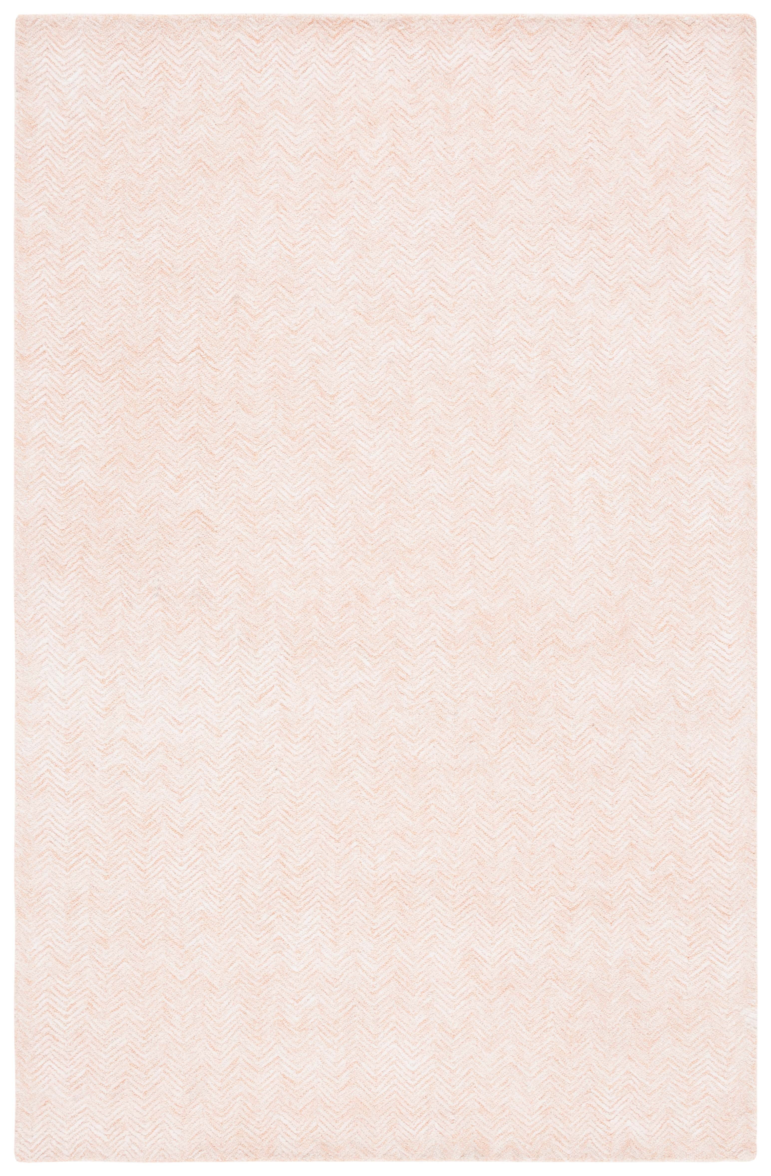 SAFAVIEH Glamour Flanagan Wavy Striped Area Rug, Pink/Ivory, 3' x 5'