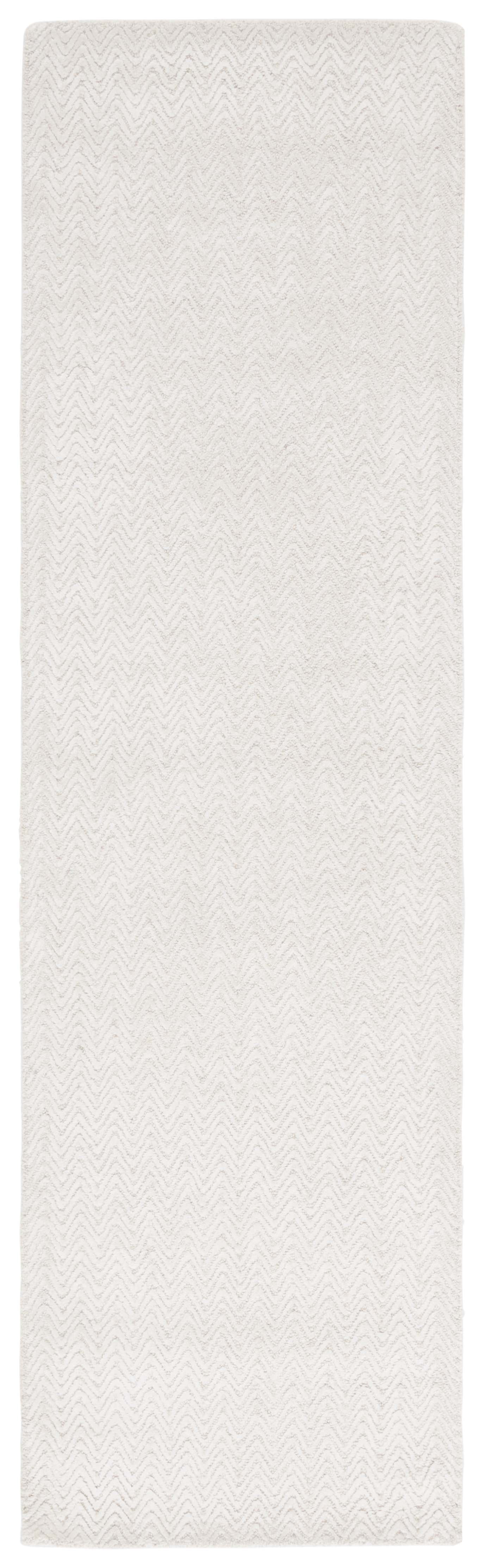SAFAVIEH Glamour Flanagan Wavy Striped Runner Rug, Ivory, 2'3" x 8'