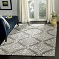 thumbnail image 1 of SAFAVIEH Glamour GLM568D Handmade Dark Grey / Ivory Rug, 1 of 6