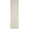 thumbnail image 1 of SAFAVIEH Glamour Gaia Floral Bordered Wool Runner Rug, Light Grey, 2'3" x 8', 1 of 10