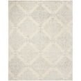 thumbnail image 1 of SAFAVIEH Glamour Georgene Damask Area Rug, Ivory/Silver, 6' x 6' Round, 1 of 10