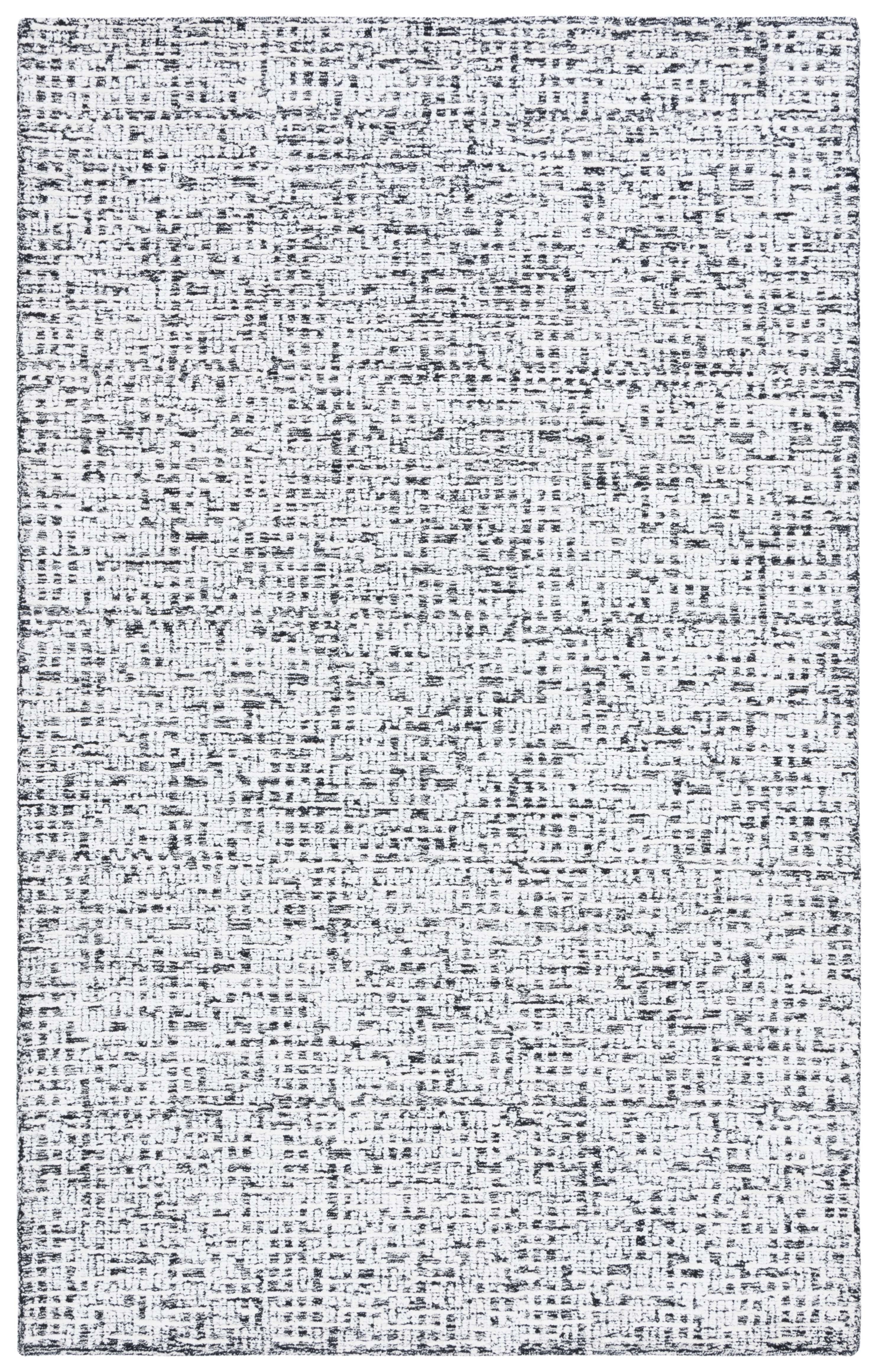 SAFAVIEH Glamour Ida Abstract Area Rug, Black/Ivory, 5' x 8'
