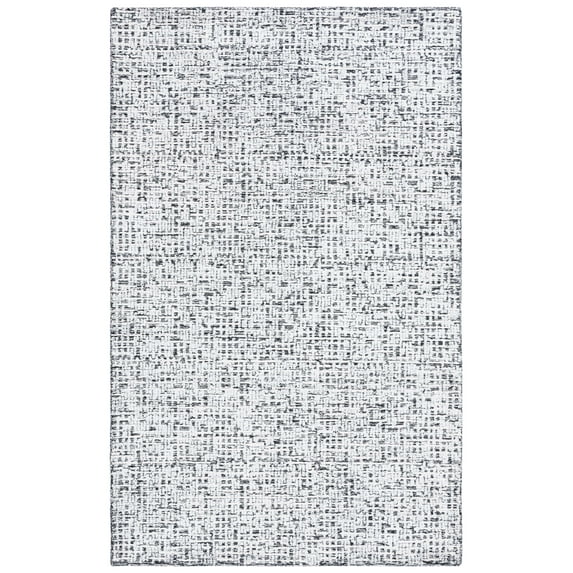 SAFAVIEH Glamour Ida Abstract Area Rug, Black/Ivory, 8' x 10'