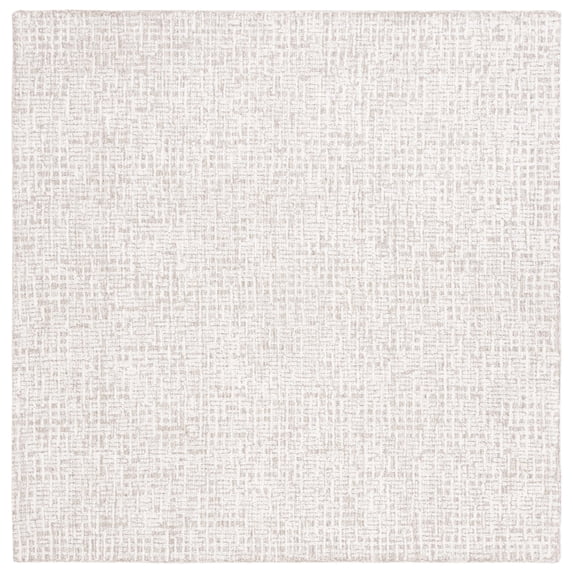 SAFAVIEH Glamour Ida Abstract Area Rug, Natural/Ivory, 6' x 6' Square