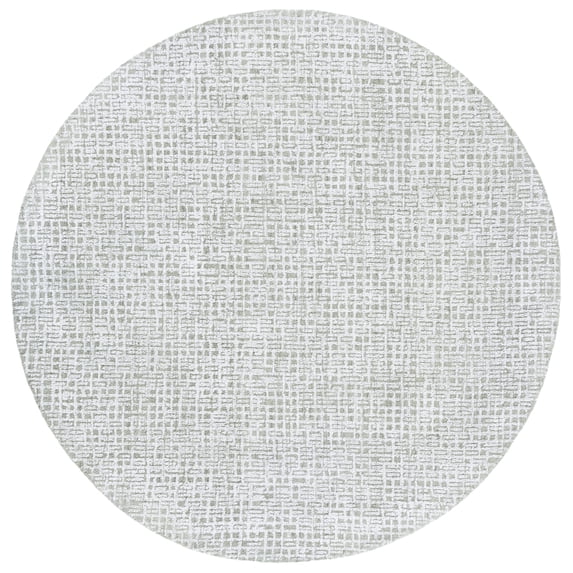SAFAVIEH Glamour Ida Abstract Area Rug, Sage/Ivory, 6' x 6' Round