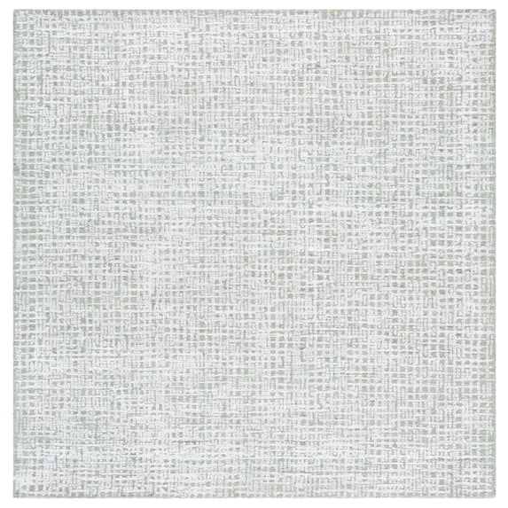 SAFAVIEH Glamour Ida Abstract Area Rug, Sage/Ivory, 6' x 6' Square