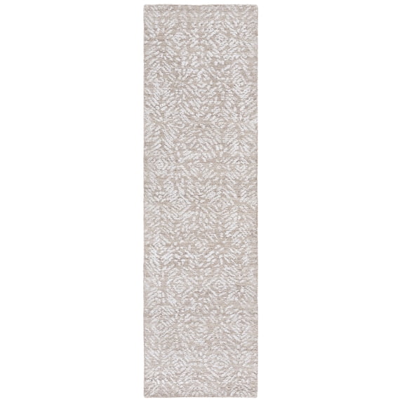 SAFAVIEH Glamour Owen Abstract Runner Rug, Beige/Ivory, 2'3" x 8'