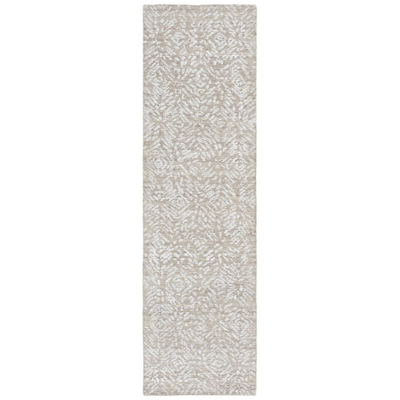 SAFAVIEH Glamour Owen Abstract Runner Rug, Beige/Ivory, 2'3" x 8'