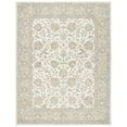 thumbnail image 1 of SAFAVIEH Glamour Pierce Bordered Wool Area Rug, Ivory/Grey, 9' x 12', 1 of 4