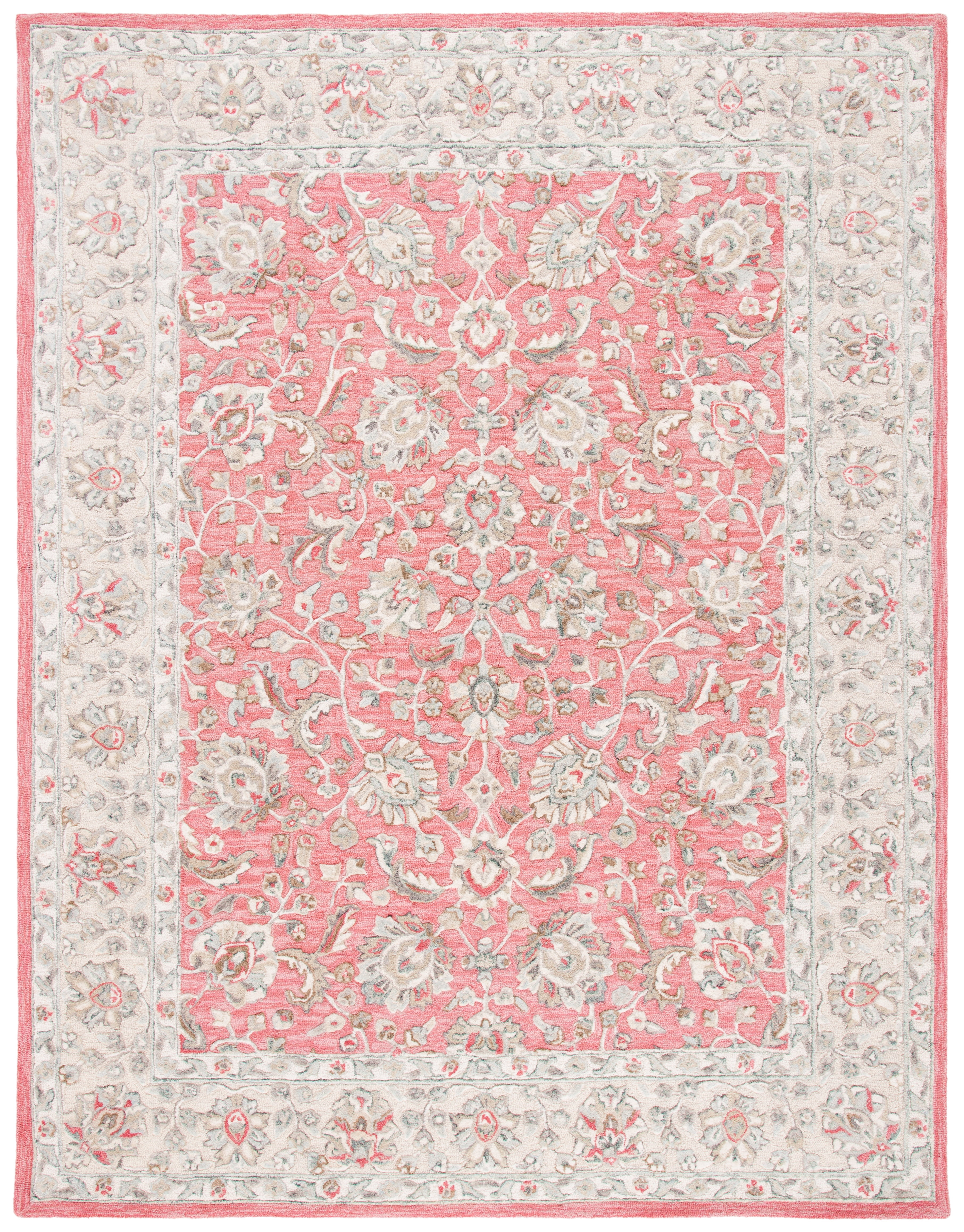 Ivory Elegance 95'' Hand-Tufted Wool Area Rug
