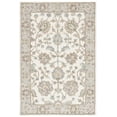 thumbnail image 1 of SAFAVIEH Glamour Pierce Floral Bordered Wool Area Rug, Ivory/Grey, 4' x 6', 1 of 4