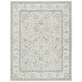 thumbnail image 1 of SAFAVIEH Glamour Pierce Floral Bordered Wool Area Rug, Light Blue/Ivory, 9' x 12', 1 of 9