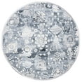 thumbnail image 1 of SAFAVIEH Glamour Quinten Floral Area Rug, Grey/Ivory, 6' x 6' Round, 1 of 8