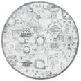 thumbnail image 1 of SAFAVIEH Glamour Quinten Floral Area Rug, Ivory/Grey, 6' x 6' Round, 1 of 8