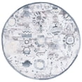 thumbnail image 1 of SAFAVIEH Glamour Quinten Floral Area Rug, Light Brown/Grey, 6' x 6' Round, 1 of 8