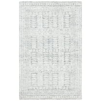 SAFAVIEH Glamour Rothesay Geometric Area Rug, Charcoal/Ivory, 5' x 8'
