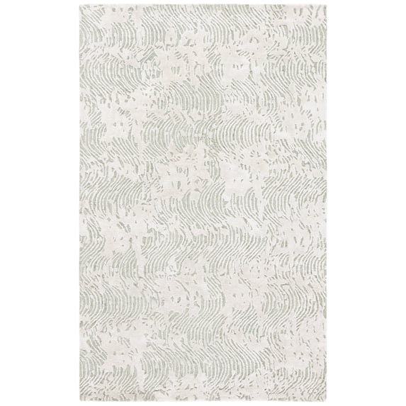 SAFAVIEH Glamour Tashi Abstract Area Rug, Sage/Ivory, 8' x 10'