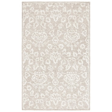SAFAVIEH Glamour Zowie Floral Area Rug, Beige/Ivory, 3' x 5'