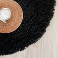 thumbnail image 1 of SAFAVIEH Glen Solid Plush Shag Area Rug, Black, 2' x 3', 1 of 4