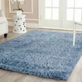 thumbnail image 1 of SAFAVIEH Glen Solid Plush Shag Area Rug, Light Blue, 3' x 5', 1 of 4