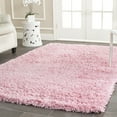 thumbnail image 1 of SAFAVIEH Glen Solid Plush Shag Area Rug, Pink, 6' x 9', 1 of 4