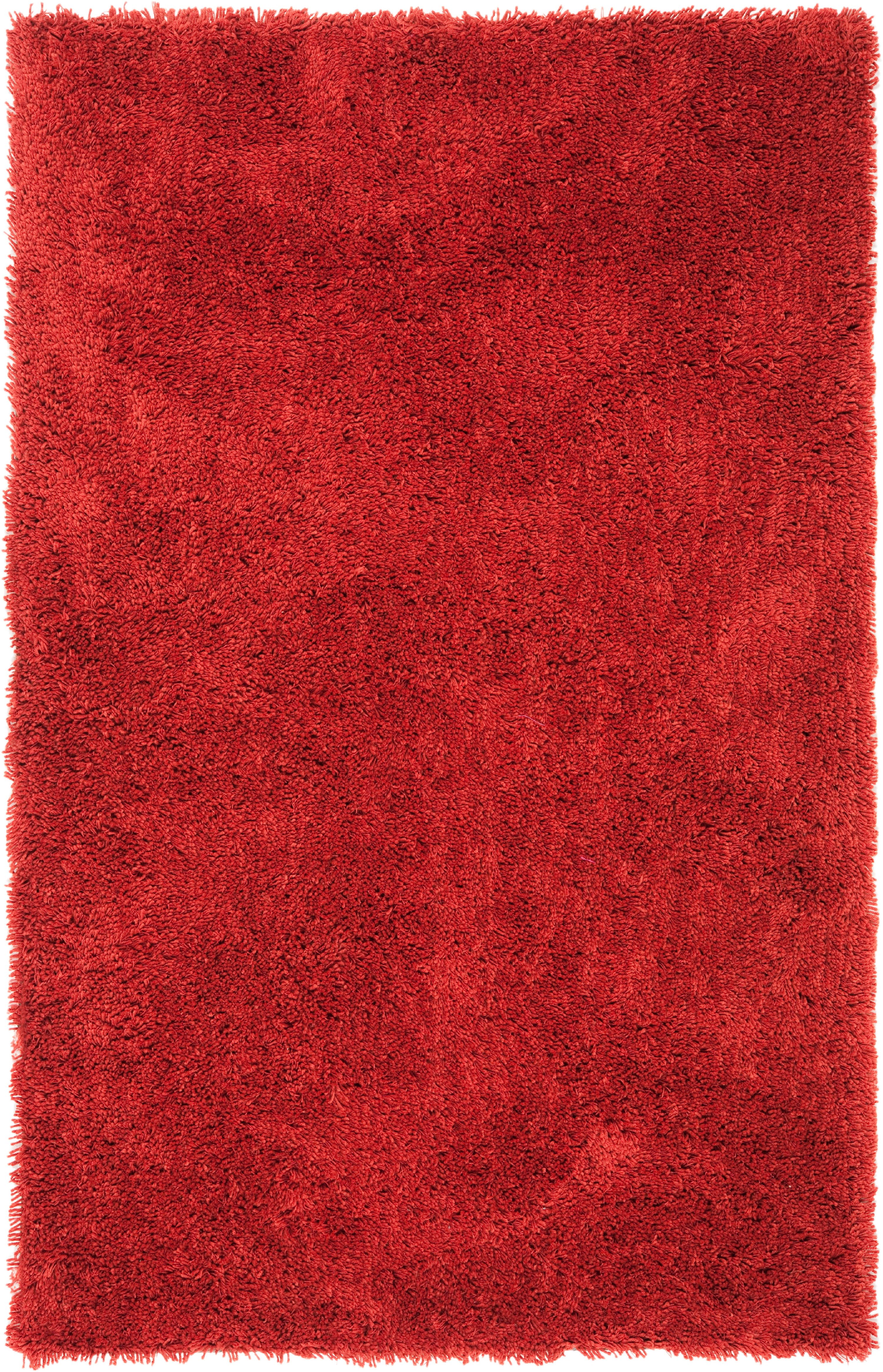 SAFAVIEH Glen Solid Plush Shag Area Rug, Rust, 4' x 6' - Walmart.com