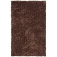 thumbnail image 1 of SAFAVIEH Glen Solid Plush Shag Runner Rug, Chocolate, 2'3" x 8', 1 of 5