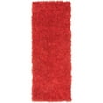 thumbnail image 1 of SAFAVIEH Glen Solid Plush Shag Runner Rug, Rust, 2'3" x 6', 1 of 4