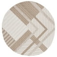 thumbnail image 1 of SAFAVIEH Global Amable Abstract Indoor/Outdoor Area Rug, Beige/Light Beige, 6'7" x 6'7" Round, 1 of 10