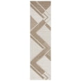 thumbnail image 1 of SAFAVIEH Global Amable Abstract Indoor/Outdoor Runner Rug, Beige/Light Beige, 2'2" x 6', 1 of 12