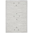 thumbnail image 1 of SAFAVIEH Global Anabella Diamond Indoor/Outdoor Area Rug, Light Grey/Ivory, 9' x 12', 1 of 7