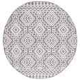 thumbnail image 1 of SAFAVIEH Global Maria Southwestern Indoor/Outdoor Area Rug, Grey/Ivory, 6'7" x 6'7" Round, 1 of 5