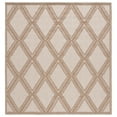 thumbnail image 1 of SAFAVIEH Global Michael Diamond Indoor/Outdoor Area Rug, Beige/Brown, 6'7" x 6'7" Square, 1 of 10