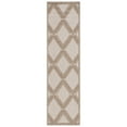 thumbnail image 1 of SAFAVIEH Global Michael Diamond Indoor/Outdoor Runner Rug, Beige/Brown, 2'2" x 8', 1 of 10