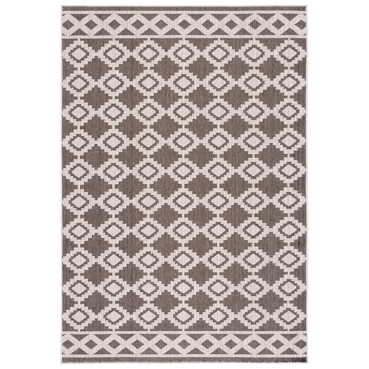 Boho Chic Global 9' x 12' Indoor/Outdoor Neutral Area Rug