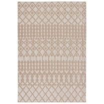 SAFAVIEH Global Regina Diamond Indoor/Outdoor Area Rug, Beige/Brown, 8' x 10'