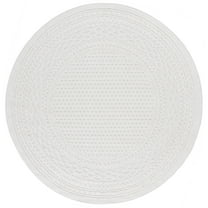 SAFAVIEH Global Talia Geometric Indoor/Outdoor Area Rug, Light Beige/Ivory, 6'7" x 6'7" Round