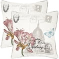 thumbnail image 1 of SAFAVIEH Gloria Pillow Set of 2 White, 1 of 2