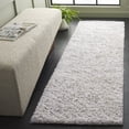 thumbnail image 1 of Safavieh Glory Maksim Abstract Shag Runner Rug, Ivory/Beige, 2'3" x 8', 1 of 10